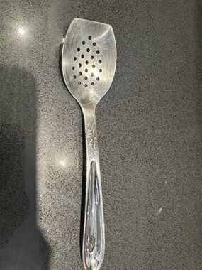 All-Clad Cook & Serve Stainless Steel Slotted Spoon 9.5 inch